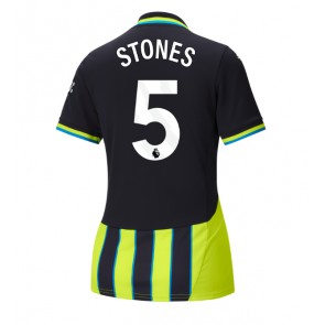 Manchester City John Stones #5 Dámské Venkovní Dres 2024-25 Krátký Rukáv